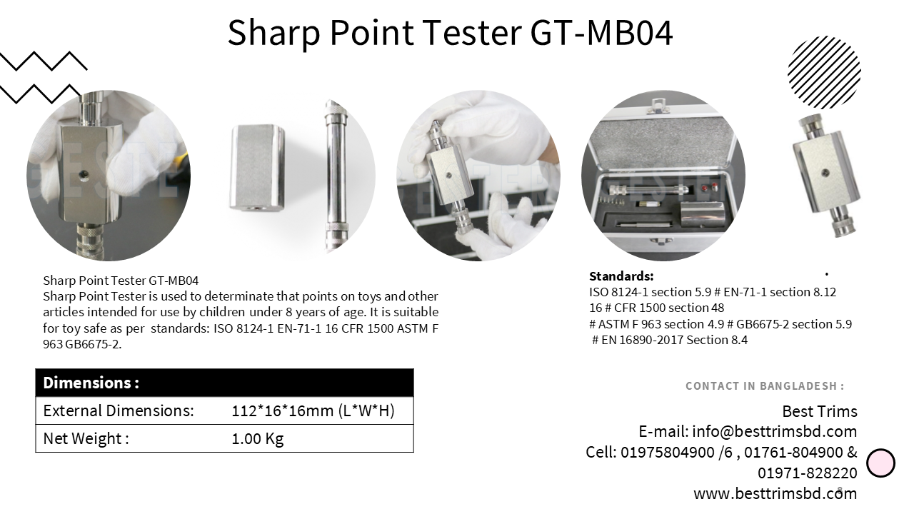 Sharp Point tester 