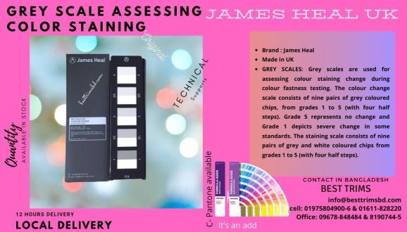 Grey Scale james heal assessing staining in bangladesh