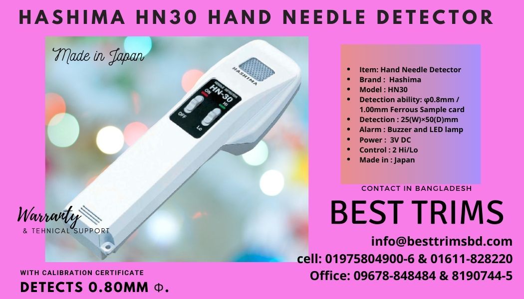 Hashima HN30 Hand Needle Detector-Old
