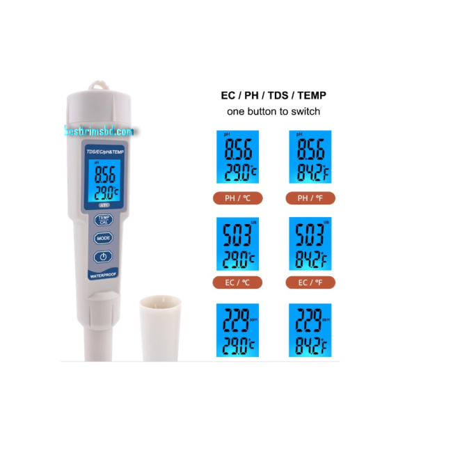 4 in 1  ph meter 
