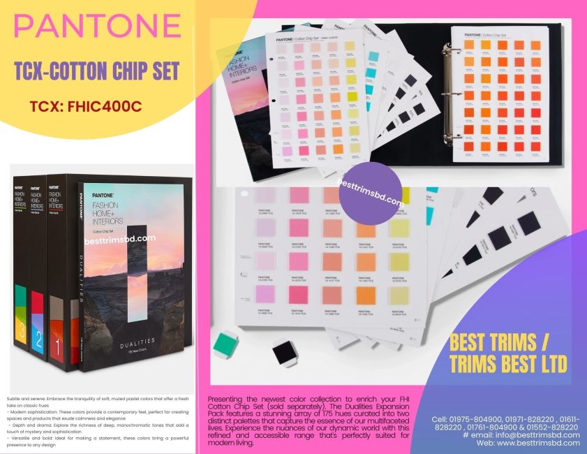 Pantone Tcx Cotton Chip Set FHIC400C